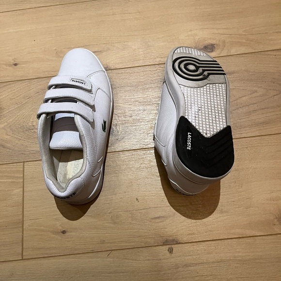 Lacoste casual Velcro white sneakers - Picture 4 of 4